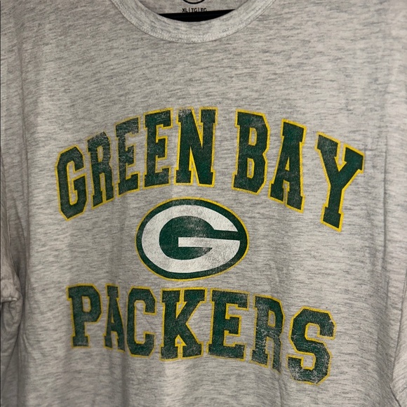 47 Men's Gray Green Bay Packers Logo Tee - Picture 4 of 6